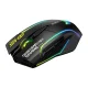 Беспроводная игровая мышь ONIKUMA DM06, 2.4 GHz / Bluetooth / USB-C, 12 800 DPI, RGB