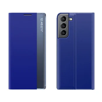 Atverams vāciņš Samsung Galaxy S22+ ar statīva funkciju, zils