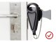 Portatīvā Durvju Slēdzene Pret Zādzībām, Ceļojumiem, Viesnīcām un Dzīvokļiem | Portable Anti-Theft Door...