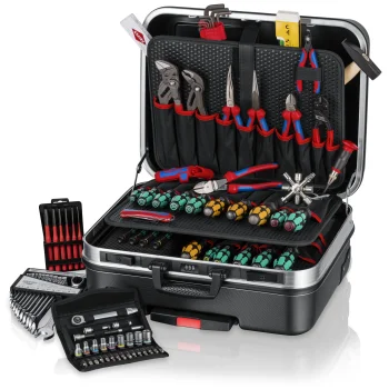 KNIPEX BIG Basic Move Mechanics 00 21 06 M Tool Case with Tools, Trolley, 79 pcs