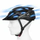 Велошлем MTB Wozinsky HT-28VCD с USB-фонарем L черный
