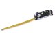 Laser Level with 250cm Tape Measure and 3 Bubble Levels, Black