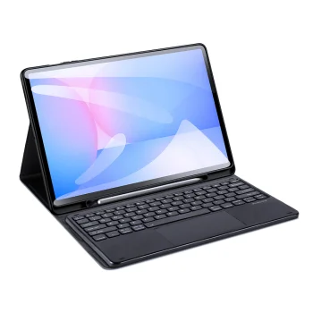 Samsung Galaxy Tab S10 FE+ Plus (SM-X620 / X626B) Dux Ducis TK Case Cover with Bluetooth Keyboard, Black | Vāks...