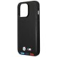 Apple iPhone 14 Pro 6,1\" BMW Leather Stamp Tricolor Case Cover (Bmhcp14l22ptdk), Black | Telefona Maciņš Vāks...