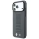 BMW M Blue Perfo Metal Logo MagSafe vāciņš iPhone 18 Pro Max / 17 Pro Max, pelēks
