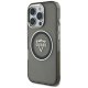 Guess IML Metal Mountain Logo MagSafe iPhone 16 Pro Max vāciņš - Melns | Case Black