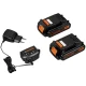 Akumulatora triecienurbjmašīna-skrūvgriezis Black & Decker BL188KB-QW 18V 2x 1.5 Ah