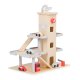 Ecotoys W04B047B Wooden Parking Garage with Elevator & Cars