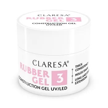Claresa Rubber Gel 3 nagu būvējošā želeja, 90 g