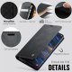 Samsung Galaxy S20 Ultra (SM-G988F) CASEME Wallet Magnetic Leather Case Cover, Black | Telefona Vāciņš Maciņš...