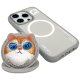 Nimmy iPhone 16 Pro Max Case Glasses Cool Cat MagSafe, Gray
