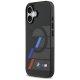 BMW M IML Metal Buttons Tricolor Lines MagSafe vāciņš Apple iPhone 17, Melns