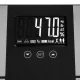 Ruhhy 00024638 analītiskie vannas istabas svari ar LCD, melni/sudraba
