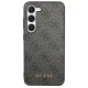Guess 4G Metal Gold Logo vāciņš Samsung Galaxy S23, pelēks