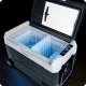 Berdsen Icemax 400 kompresora auto ledusskapis 40L, melns/pelēks