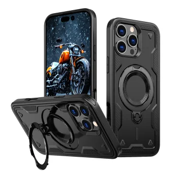 Чехол Hybrid Armor Trendy для iPhone 16 Pro Max с MagSafe, черный
