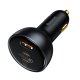 Baseus TZCCZM-0G USB-A / USB-C automašīnas lādētājs 160W PPS / QC 5 / PD - pelēks | Phone Car Charger