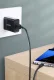 Ugreen US184 USB-A 3.0 uz USB-C kabelis, 3A, 1m, Melns