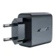 Сетевое зарядное устройство GaN 35W PD 2x USB-C Acefast A49, черное