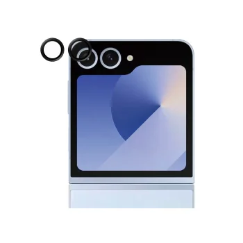 SAFE by PanzerGlass kameras vāciņš Samsung Galaxy Z Flip 6 - ar melnu rāmi | camera cover for with black frame