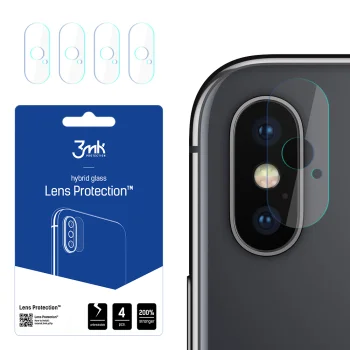 Apple iPhone X 5.8'' Защитное Стекло для Задней Камеры, 4 шт. | 3MK Lens Protection Back...