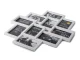 Большая 3D фоторамка на 10 фотографий, белая