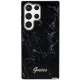 Guess Samsung Galaxy S23 Ultra S918 жесткий чехол Marble черный