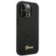 Чехол Guess для iPhone 14 Pro Glitter Script, черный