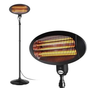 Bauerkraft 2000W Electric Patio Heater, Freestanding or Hanging