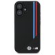 BMW M Meshed Tricolor Stripes MagSafe vāciņš iPhone 16 - Melns