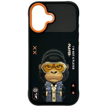 Nimmy Cool&Cute 2.0 Gorilla vāciņš Apple iPhone 17 Melns