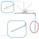 Bērnu Drošības Aizsargbarjera Gultai, 90 cm, Zilonis | Baby Toddler Side Safety Protective Bed Rail Barrier