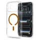 Чехол Spigen Ultra Hybrid MagSafe для iPhone 18 Pro / 17 Pro, прозрачно-оранжевый
