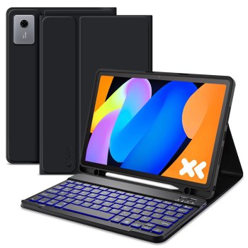 Tech-Protect SC Pen + Keyboard vāciņš Lenovo Idea Tab 11.0 TB-336, melns