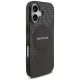 Чехол Mercedes AMG Double Layer Transparent Rhombs MagSafe для iPhone 17 - Черный/Красный