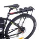 L-BRNO Universal Bicycle Rear Aluminum Trunk Bike Rack, Black