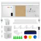 Настольный органайзер / перегородка Ergo Office ER-300 W, белый