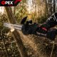 OPEX TOOLS OPX28014 Akumulatora ķēdes zāģis 12\" 21V 3.0Ah, melns/sarkans