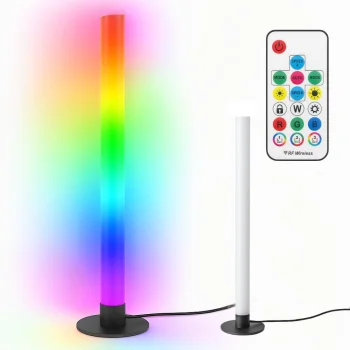LED RGB galda / grīdas lampa 40cm, melna