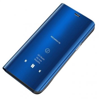 Samsung Galaxy S10+ Plus (G975F) Clear View Case Cover, Blue | Telefona Vāciņš Maciņš Grāmatiņa