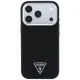 Чехол Guess Grained Triangle Logo MagSafe для iPhone 17 Pro / 18 Pro, черный