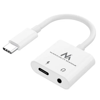 USB-C uz 3.5mm audio adapteris ar PD 30W Maclean MCTV-848