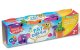Plastmasas konditorejas maisījums Creativ 4x114g 4 neona krāsas Maped