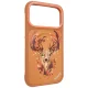 Nimmy MagSafe Vāciņš ar Briedi iPhone 17 Pro Max - Oranžs | Phone Case Cover