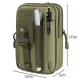 Тактическая поясная сумка + ремень Trizand 24322, Зелёный | Tactical Waist Bag with...