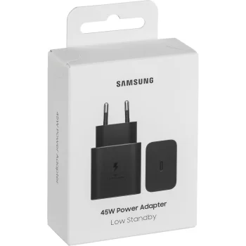 Samsung EP-T4511N 45W USB-C Wall Charger, Black (without Cable)