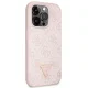 Чехол Guess для iPhone 15 Pro Crossbody 4G Metal Logo, розовый