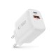Tech-Protect NCA20 PD 20W QC3.0 USB-A / USB-C sienas lādētājs – balts