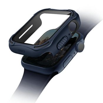 Apple Watch Series 4 / 5 / 6 / SE 40 mm. Uniq Etui Torres Cover Case, Blue | Vāciņš Maciņš Apvalks Grāmatiņa