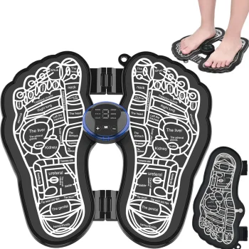 EMS Kāju Pēdu Masāžas Paklājiņš Elektrostimulators Muskuļu Asinsrites Stimulators | Foot Massager Mat...